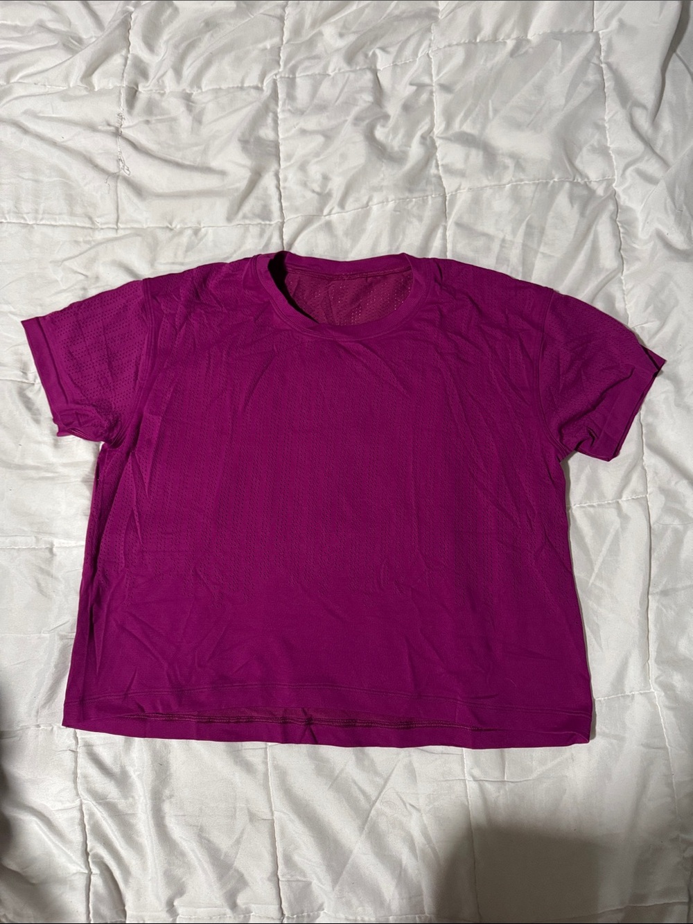 lululemon athletica Short Sleeve Crewneck Top - Magenta